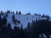 Im Skigebiet Flumserberg, im Bereich Crappawald, waren am Mittwochmittag drei Skifahrer abseits der Piste unterwegs, als sich eine Lawine löste. (Bild: Kantonspolizei St. Gallen)