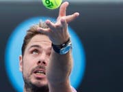 Ohne allzu grossen Aufwand in der 2. Runde: Stan Wawrinka profitierte von der Aufgabe des Letten Ernests Gulbis (Bild: KEYSTONE/EPA/RITCHIE TONGO)