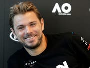 Freut sich auf ein Spiel in der grossen Rod Laver Arena: Stan Wawrinka (Bild: KEYSTONE/AP/MARK BAKER)