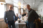 Präsident Reto Bissegger und Projektleiter Hans-Dieter Schmitt kümmern sich um das erste Kiwanis-Projekt. (Bild: Rita Kohn)