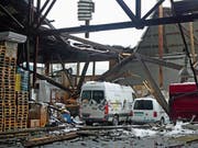 Zum Glück war in der Halle an der Kriessnerstrasse in Altstätten während des Dacheinsturzes niemand im Gebäude. (Bild: Archiv/Kurt Latzer)