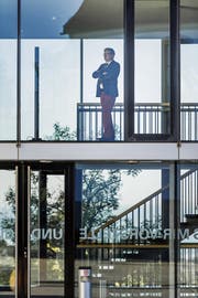 Hat den Durchblick: Gemeindepräsident Paul Bühler. (Bild: Michel Canonica (Mörschwil, 30. September 2016))