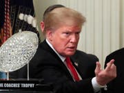 Präsident Donald Trump will am heutigen Donnerstag im Pentagon neue Pläne zur Abwehr von Gefahren etwa aus Nordkorea, dem Iran, aus China und Russland vorstellen. (Bild: KEYSTONE/AP/MANUEL BALCE CENETA)