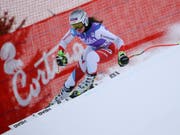 Corinne Suter fuhr im zweiten Abfahrtstraining in Cortina d'Ampezzo Bestzeit (Bild: KEYSTONE/AP/MARCO TROVATI)