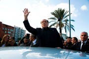 Italiens ehemaliger Premierminister Silvio Berlusconi. Bild: Fabio Murru/AP (Monserrato, 17. Januar 2019)