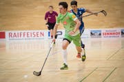 Topskorer Michael Schiess wird auch in der kommenden Saison für den UHC Waldkirch-St.Gallen stürmen. (Bild: Ralph Ribi)