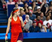 Belinda Bencic am diesjährigen Hopman Cup. (Bild: EPA/TONY MCDONOUGH, Perth, 1. Januar 2019)