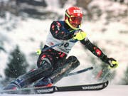 Michael von Grünigen 1999 im Slalom von Wengen, wo er als Zweiter auf dem Podest stand (Bild: KEYSTONE/ALESSANDRO DELLA VALLE)