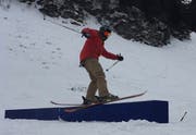 Auf Rampen, Boxen und Schanzen können sich Schneesportler auf dem Brüsti austoben. (Bild: PD)