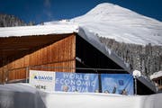 Blick auf das Kongresszentrum des WEF in Davos. (Bild: KEYSTONE/Gian Ehrenzeller, Davos, 15. Januar 2019))