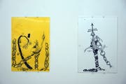 Elin Gonzales in der Galerie Kirchgasse.