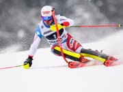 Der Speed-Spezialist Mauro Caviezel zeigte vor allem im Slalom eine starke Leistung, in der nachfolgenden Abfahrt vergab er dann die Podestplatzierung (Bild: KEYSTONE/ANTHONY ANEX)
