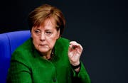 Äusserte sich zum Brexit: Die deutsche Bundeskanzlerin Angela Merkel. (Bild: Filip Singer/EPA (Berlin, 18. Januar 2019))