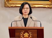 Taiwans Präsidentin Tsai Ing-wen betonte in ihrer Neujahrsrede, dass Taiwan seine Unabhängigkeit nicht aufgeben werde. (Bild: Chiang Ying-ying/AP (Taipei, 1. Januar 2019))