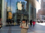 Vor allem in China lief das Geschäft für Apple im letzten Quartal schlechter als erwartet. (Bild: KEYSTONE/EPA/WU HONG)