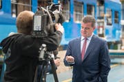 Peter Spuhler, Patron des Thurgauer Schienenfahrzeugherstellers Stadler. (Bild: Michel Canonica)