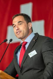 SVP-Generalsekretär Dominique Steiner quittierte den Dienst nach einer Woche wieder. (Bild: Keystone)