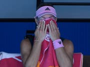 Ein Tag zum Vergessen: Angelique Kerber wurde am Australian Open von der ungesetzten Amerikanerin Danielle Collins deklassiert (Bild: KEYSTONE/AP/ANDY BROWNBILL)