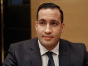 Alexandre Benalla, der umstrittene frühere Sicherheitsmitarbeiter des französischen Präsidenten Macron, musste sich bereits das zweite Mal vor dem Senat erklären. (Bild: KEYSTONE/AP/CHRISTOPHE ENA)