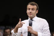 Der französische Präsident Emmanuel Macron an einer Veranstaltung. (Bild: EPA/LUDOVIC MARIN, 18. Januar 2019)