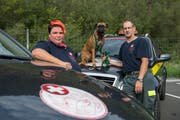 Chiara und Marcel Henzen sind seit 2017 für Tiere in Not im Einsatz. (Bild: Dominik Wunderli (Erstfeld, 6. September 2018)