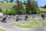 Bis jetzt mussten die Appenzeller nach Berneck oder Flawil fahren, um einen Pumptrack benutzen zu können. Bild: Tagblatt