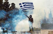 Am vergangenen Wochenende protestierten Griechen gegen die geplante Vereinbarung mit Mazedonien. Bild: Miloxs Bicanski/Getty (Athen, 20. Januar 2019)
