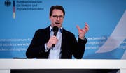 Der deutsche Verkehrsminister Andreas Scheuer (CSU). Bild: Kay Nietfeld/Keystone (Berlin, 17. Januar 2019)