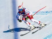 Beat Feuz wird im ersten Abfahrtstraining in Kitzbühel Elfter (Bild: KEYSTONE/ANTHONY ANEX)