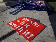 Die EU reagiert gelassen auf den «Plan B» zum Brexit, den die britische Premierministerin Theresa May am Montag vorgestellt hat. (Bild: KEYSTONE/AP/KIRSTY WIGGLESWORTH)