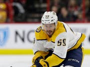Roman Josi lanciert einen Angriff (Bild: KEYSTONE/AP/GERRY BROOME)