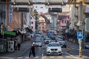 Das Ortsbild von Emmen soll sich weiterentwickeln. Hier ein Blick in die Gerliswilstrasse. (Bild: Boris Bürgisser (Emmen, 23. Januar 2019))
