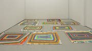 Die Bodeninstallation «Weite Weile» von Anna Margrit Annen. (Bild: PD)
