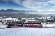 Die Altstätten-Gais-Bahn könnte dank besserer Anschlüsse auch für Pendler nach St.Gallen attraktiv werden, glaubt die CVP Rheintal. (Bild: Michel Canonica)
