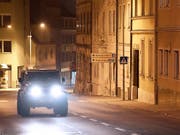 In dieser Strasse im österreichischen Ort Eisenstadt soll es zur Entführung der 88-Jährigen gekommen sein. (Bild: KEYSTONE/APA/APA/ROBERT JÄGER)