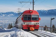 Knapp acht Kilometer: Die Altstätten-Gais-Bahn hat die längste Strecke der drei gefährdeten Zahnradbahnen. (Bild: Michel Canonica)