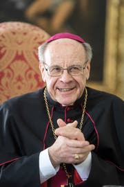 Bischof Vitus Huonder hatte dem Papst bereits vor knapp zwei Jahren seinen Rücktritt aus Altergründen angeboten. (Bild: Michel Canonica)