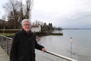 Josef Graf ist oft in der Natur: Nun hofft er auf einen Uferweg für Rorschacherberg. (Bild: Jolanda Riedener)