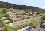 Innenverdichtung durch Terrassenwohnungen: Wo bisher eine Familie lebte, entsteht Wohnraum für 15 Familien. (Visualisierungen: PD)