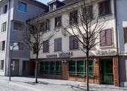 Vor dem «Rössli» kam es Anfang November zu einer Schussabgabe. (Bild: Boris Bürgisser, Sursee, 12. April 2018.))