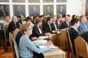 Blick in die Eröffnungssitzung des Kantonsrats Obwalden zur Legislatur 2018/22. (Bild Markus von Rotz (Sarnen, 29. Juni 2018))