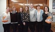 Der alte und neue Vorstand des DTV Weite: Franziska Forrer, Anja Freuler, Alessia Schönenberger, Milica Pavicic, Natacha Freuler, Marion Guntli und Bettina Forrer (von links). (Bild: PD)