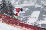 Beat Feuz landet in Kitzbühel einmal mehr auf dem zweiten Rang. (Bild: Christophe Pallot/Getty (Kitzbühl, 25. Januar 2018))
