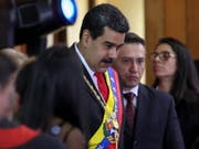 Venezuelas Präsident Nicolás Maduro hat sich am Donnerstag (Ortszeit) angesichts der Entwicklungen in seinem Land gesprächsbereit gezeigt. (Bild: KEYSTONE/EPA EFE/CRISTIAN HERNANDEZ)