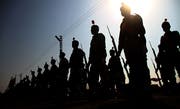 Pakistanische Polizeirekruten bei der Vereidigungszeremonie in Hyderabad. (Bild:EPA/Nadeem Khawer, 26. Januar 2019)