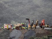 Tagelang hatten Helfer nach dem Knaben Julen in Spanien in einem Brunnenschacht gesucht - nun wurde er tot aufgefunden. (Bild: KEYSTONE/AP Europa Press/ALEX ZEA)