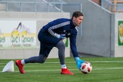 Hat beste Karten in der Rückrunde Stammgoalie zu sein: David Zibung. (Archivbild: Martin Meienberger/Freshfocus (Kriens, 4. Januar 2019))
