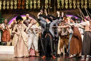 Ein Spektakel für Aug und Ohr: Operettenbühne Vaduz feiert gelungenen Einstand. (Bild: Paul J. Trummer).