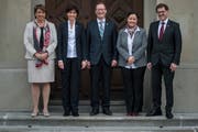 Im Regierungsrat sind Frauen in der Mehrheit.(Bild. Reto Martin)