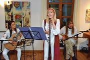 «Macedonian Soul Trio» mit Tanja Jankova, Beti Pavleska Schreiber und Sashko Jankov. (Bild: Christoph Heer)